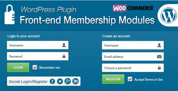 download wordpress: Front-end Membership Modules v1.6.9