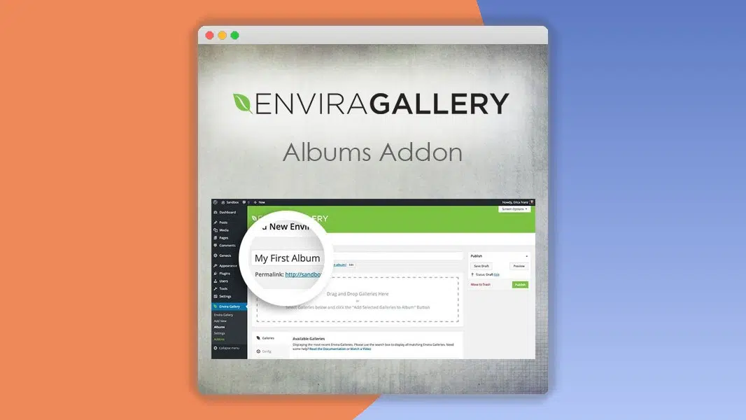 Envira Gallery – Albums Addon