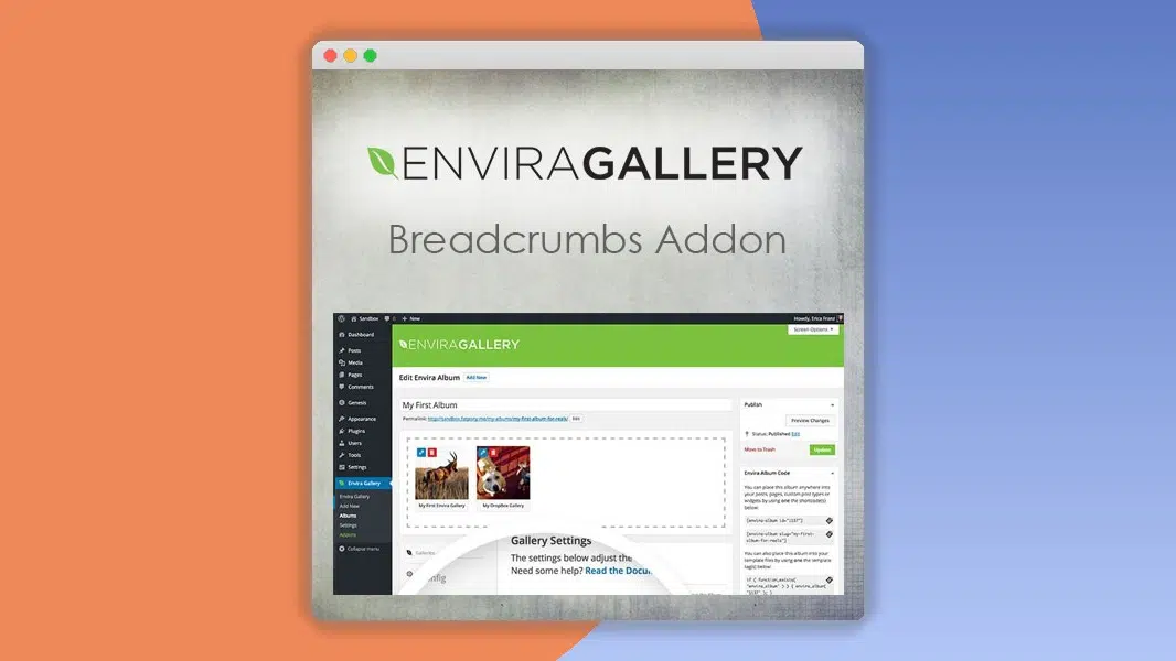 Envira Gallery – Breadcrumbs Addon