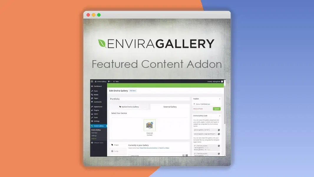 Envira Gallery – Featured Content Addon