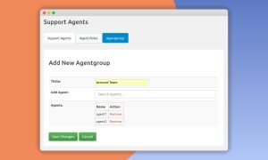 SupportCandy Agentgroup