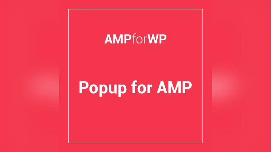 AMP Pop-up
