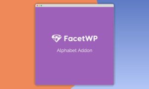 FacetWP Alphabet Add-On
