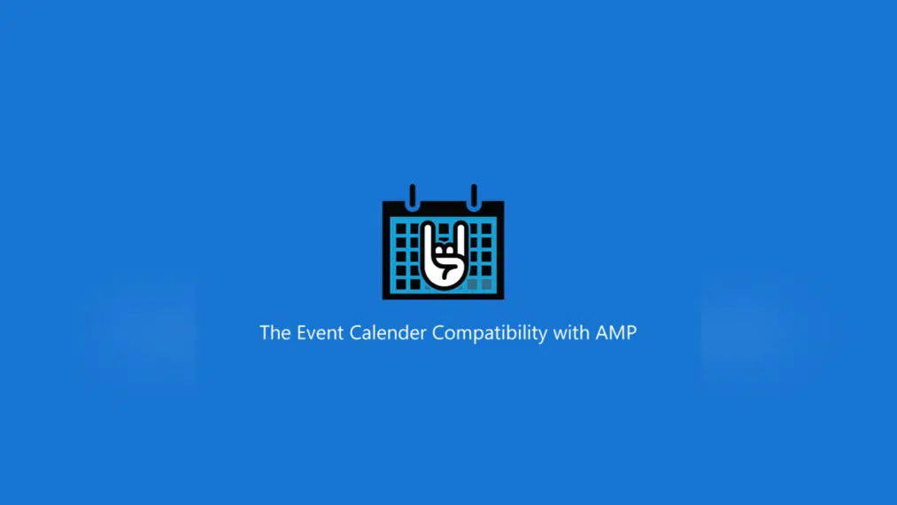 The Events Calendar for AMP